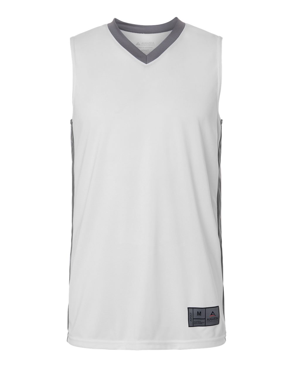 Augusta Sportswear Men's Match-Up Basketball Jersey. 6886 - White/ Graphite