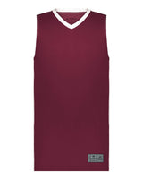Augusta Sportswear Youth Match-Up Basketball Jersey. 6887 - Maroon/ White
