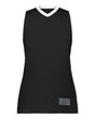 Augusta Sportswear Women's Match-Up Basketball Jersey. 6888 - Black/ White