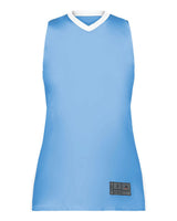 Augusta Sportswear Women's Match-Up Basketball Jersey. 6888 - Columbia Blue/ White