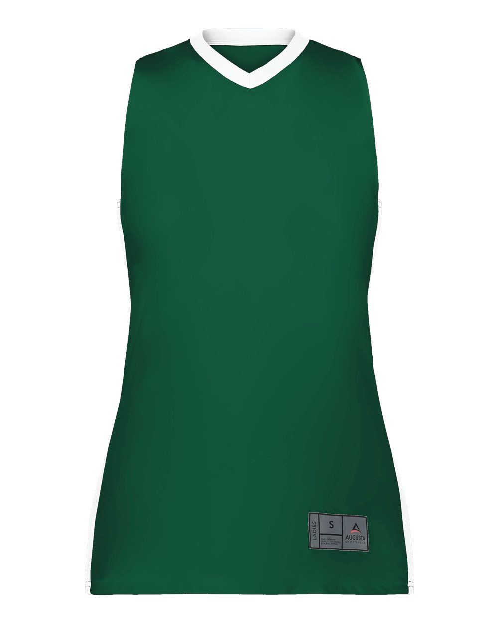 Augusta Sportswear Women's Match-Up Basketball Jersey. 6888 - Dark Green/ White