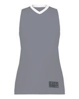 Augusta Sportswear Women's Match-Up Basketball Jersey. 6888 - Graphite/ White