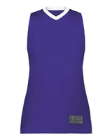 Augusta Sportswear Women's Match-Up Basketball Jersey. 6888 - Purple/ White