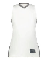 Augusta Sportswear Women's Match-Up Basketball Jersey. 6888 - White/ Graphite