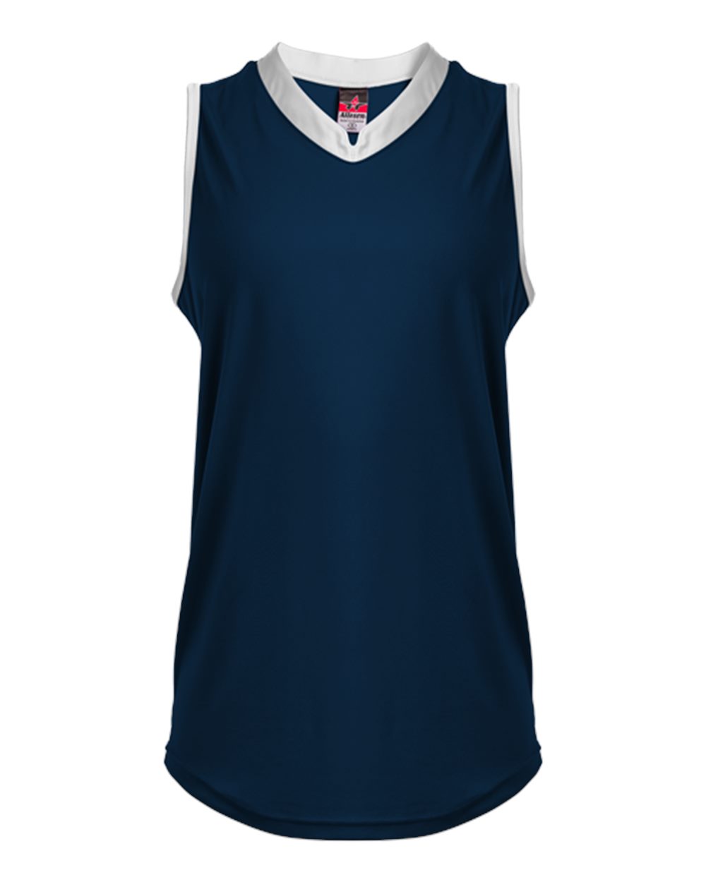 Alleson Athletic Women's Slide Fastpitch V-Neck Sleeveless Jersey. 522XVW - Navy/ White