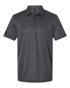 Adidas Men's Space Dyed Polo. A591 - Black Melange