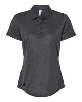 Adidas Women's Space Dyed Polo. A592 - Black Melange