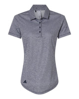 Adidas Women's Space Dyed Polo. A592 - Collegiate Navy Melange