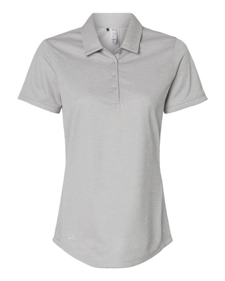 Adidas Women's Space Dyed Polo. A592 - Grey One Heather
