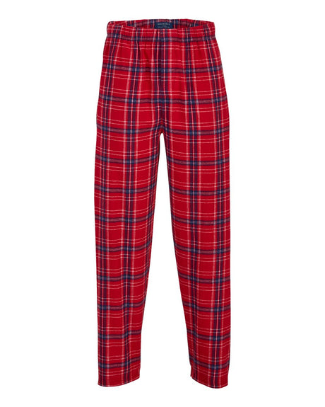 Boxercraft Men's Harley Flannel Pants. BM6624 - Brick Red Kingston