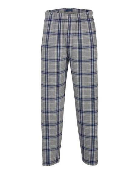 Boxercraft Men's Harley Flannel Pants. BM6624 - Oxford Heather/ Navy Kingston