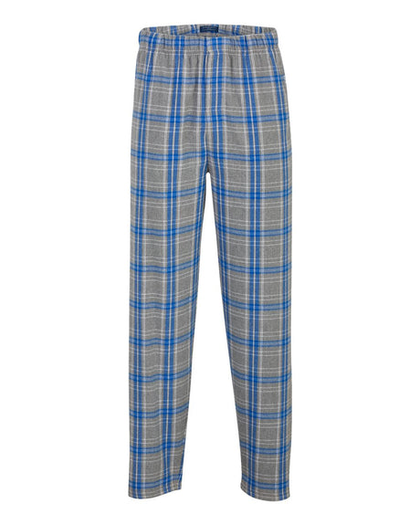 Boxercraft Men's Harley Flannel Pants. BM6624 - Oxford Heather/ Royal Kingston