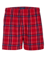 Boxercraft Men's Double Brushed Flannel Boxers. BM6701 - Brick Red Kingston
