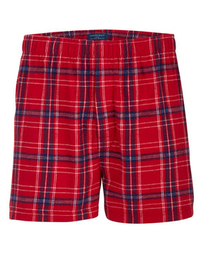 Boxercraft Men's Double Brushed Flannel Boxers. BM6701 - Brick Red Kingston
