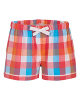 Boxercraft Women's Flannel Shorts. BW6501 - Paradise Buffalo Check