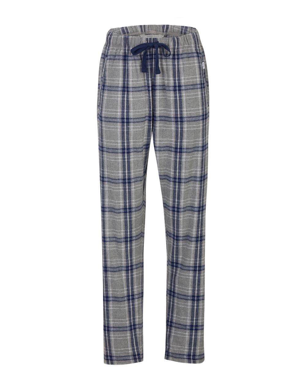 Boxercraft Women's Haley Flannel Pants. BW6620 - Oxford Heather/ Navy Kingston