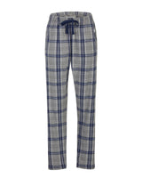 Boxercraft Women's Haley Flannel Pants. BW6620 - Oxford Heather/ Navy Kingston
