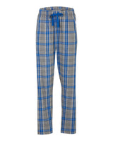 Boxercraft Women's Haley Flannel Pants. BW6620 - Oxford Heather/ Royal Kingston