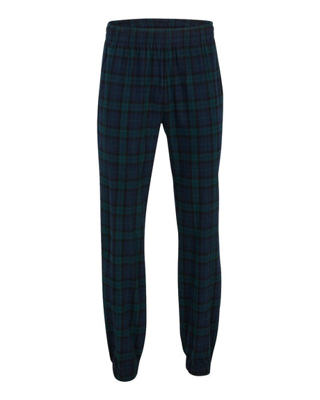 Boxercraft Unisex Flannel Joggers. BM6625 - Scottish Tartan Plaid
