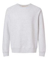 MV Sport Unisex Vintage Fleece Raglan Crewneck Sweatshirt. 17116 - Ash Grey