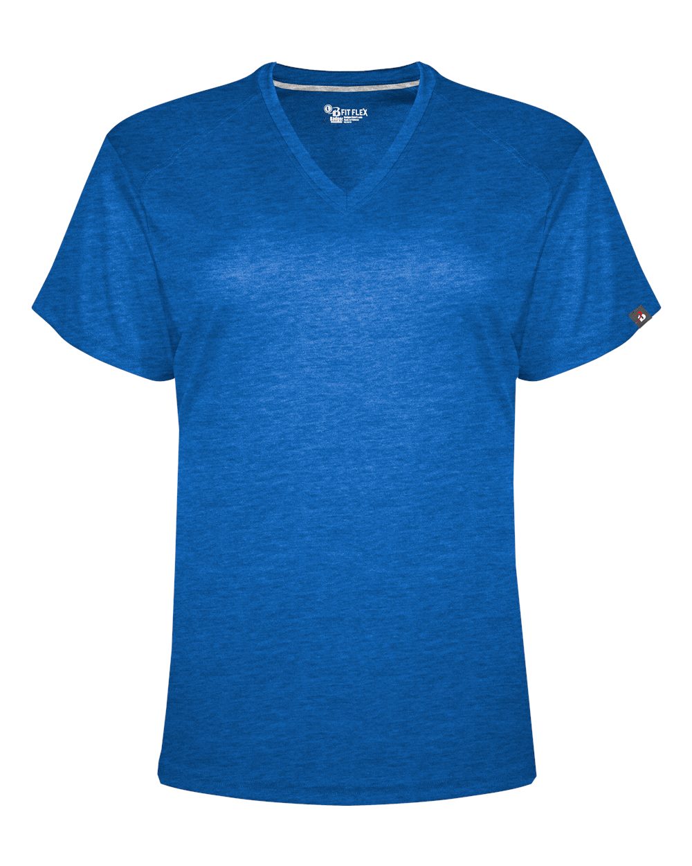 Badger Women's FitFlex Performance V-Neck T-Shirt. 1002 - Royal
