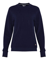 Badger Women's FitFlex French Terry Crewneck Sweatshirt. 1041 - Navy