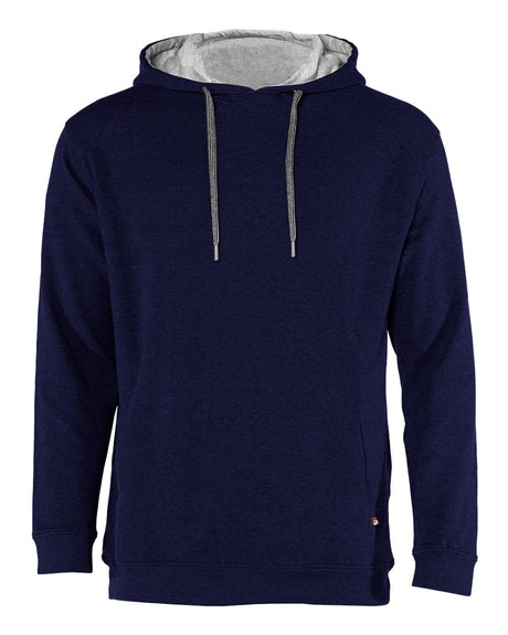 Badger Men's FitFlex French Terry Hooded Sweatshirt. 1050 - Navy