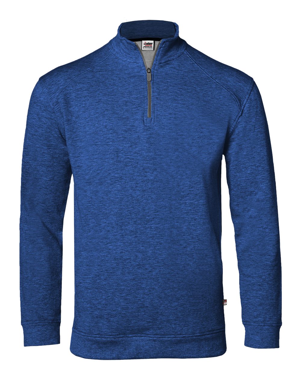Badger Men's FitFlex French Terry Quarter-Zip Pullover. 1060 - Royal