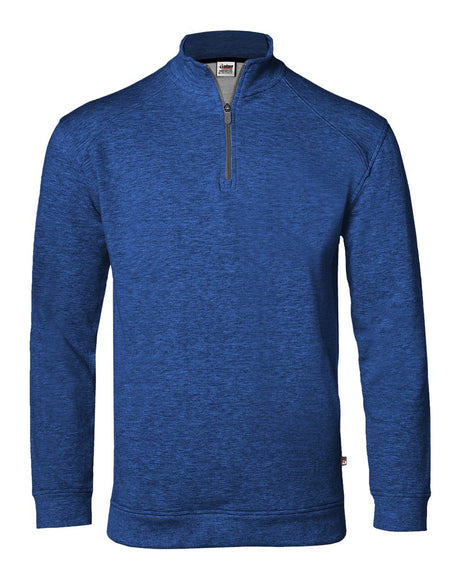 Badger Men's FitFlex French Terry Quarter-Zip Pullover. 1060 - Royal