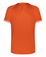 Augusta Sportswear Men's Cutter Henley Jersey. 6905 - Orange/ White