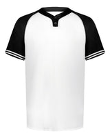 Augusta Sportswear Men's Cutter Henley Jersey. 6905 - White/ Navy