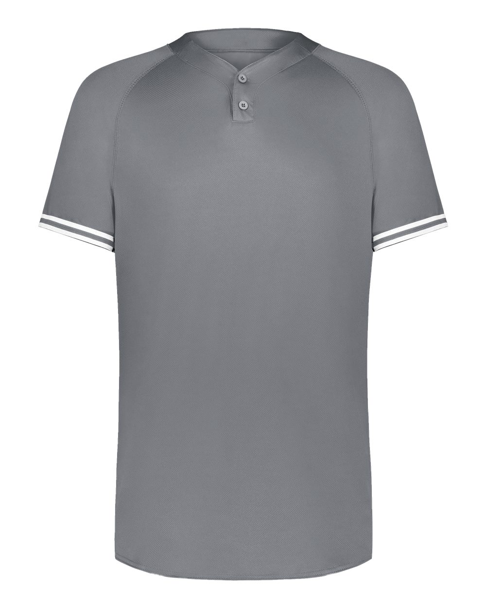 Augusta Sportswear Youth Cutter Henley Jersey. 6906 - Graphite/ White