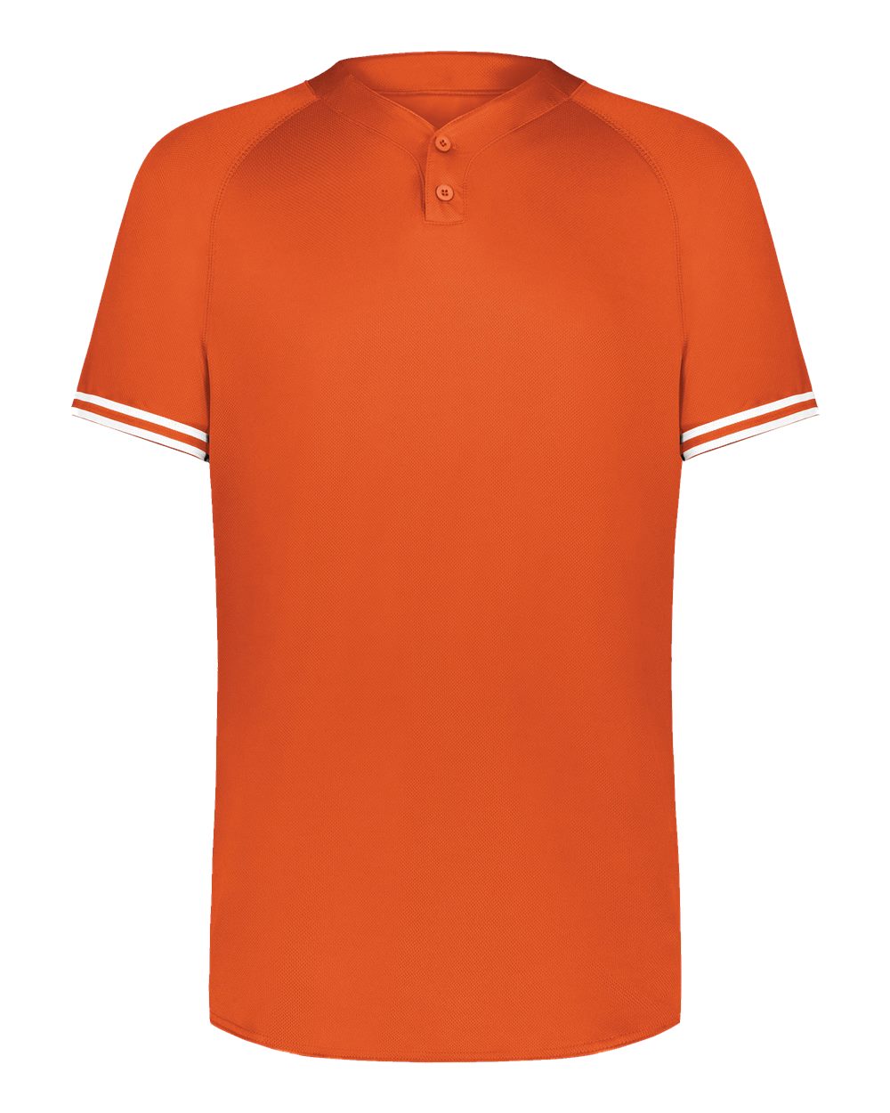 Augusta Sportswear Youth Cutter Henley Jersey. 6906 - Orange/ White