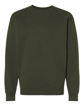Independent Trading Co. Unisex Heavyweight Crewneck Sweatshirt. IND3000 - Army