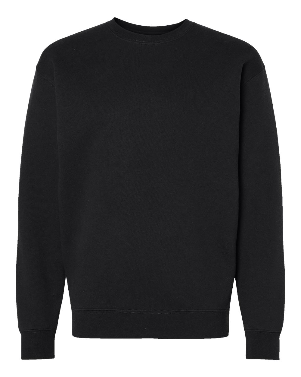 Independent Trading Co. Unisex Heavyweight Crewneck Sweatshirt. IND3000 - Black