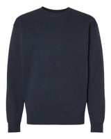 Independent Trading Co. Unisex Heavyweight Crewneck Sweatshirt. IND3000 - Navy
