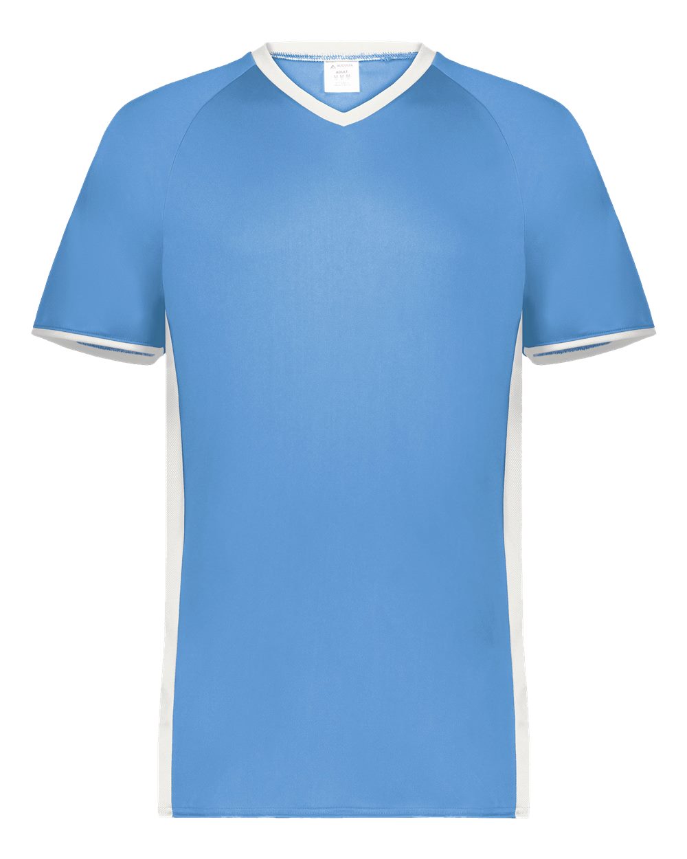 Augusta Sportswear Men's Cutter V-Neck Jersey. 6907 - Columbia Blue/ White