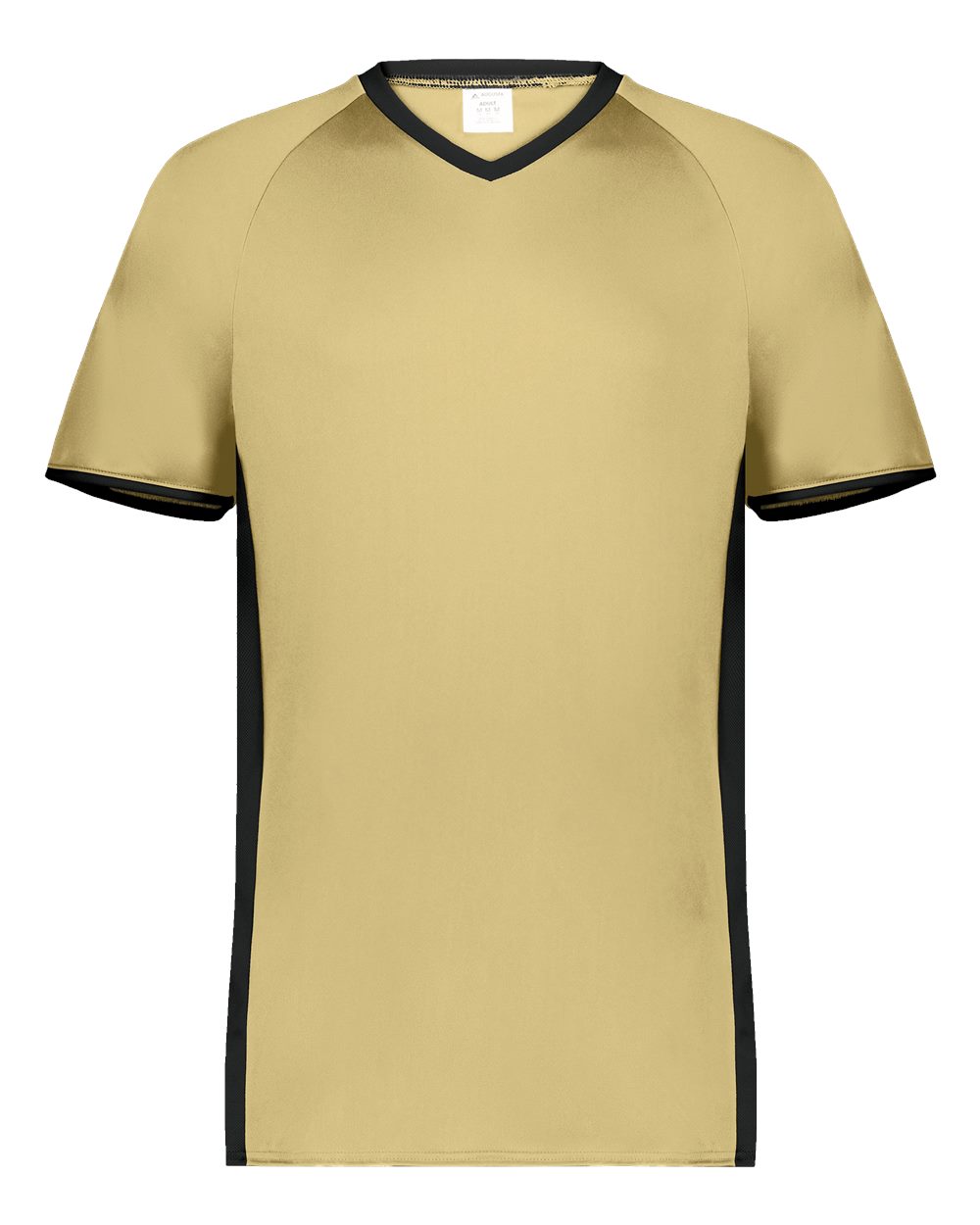 Augusta Sportswear Men's Cutter V-Neck Jersey. 6907 - Vegas Gold/ Black