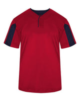 Alleson Athletic Youth Striker Placket. 2976 - Red/ Navy