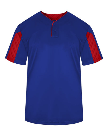 Alleson Athletic Youth Striker Placket. 2976 - Royal/ Red