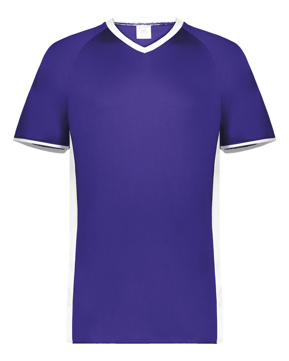 Augusta Sportswear Youth Cutter V-Neck Jersey. 6908 - Purple/ White