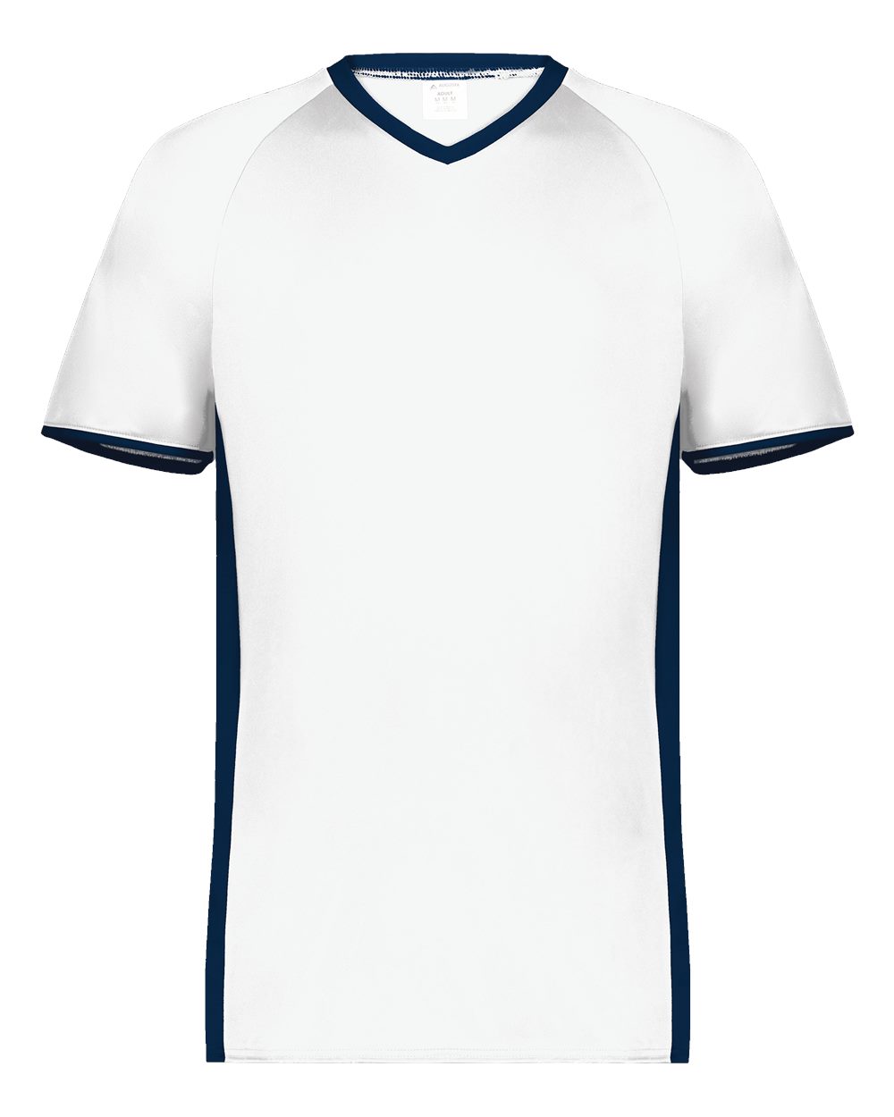 Augusta Sportswear Youth Cutter V-Neck Jersey. 6908 - White/ Navy