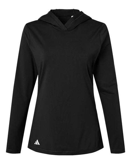Adidas Women's Performance Hooded Pullover. A1003 - Black