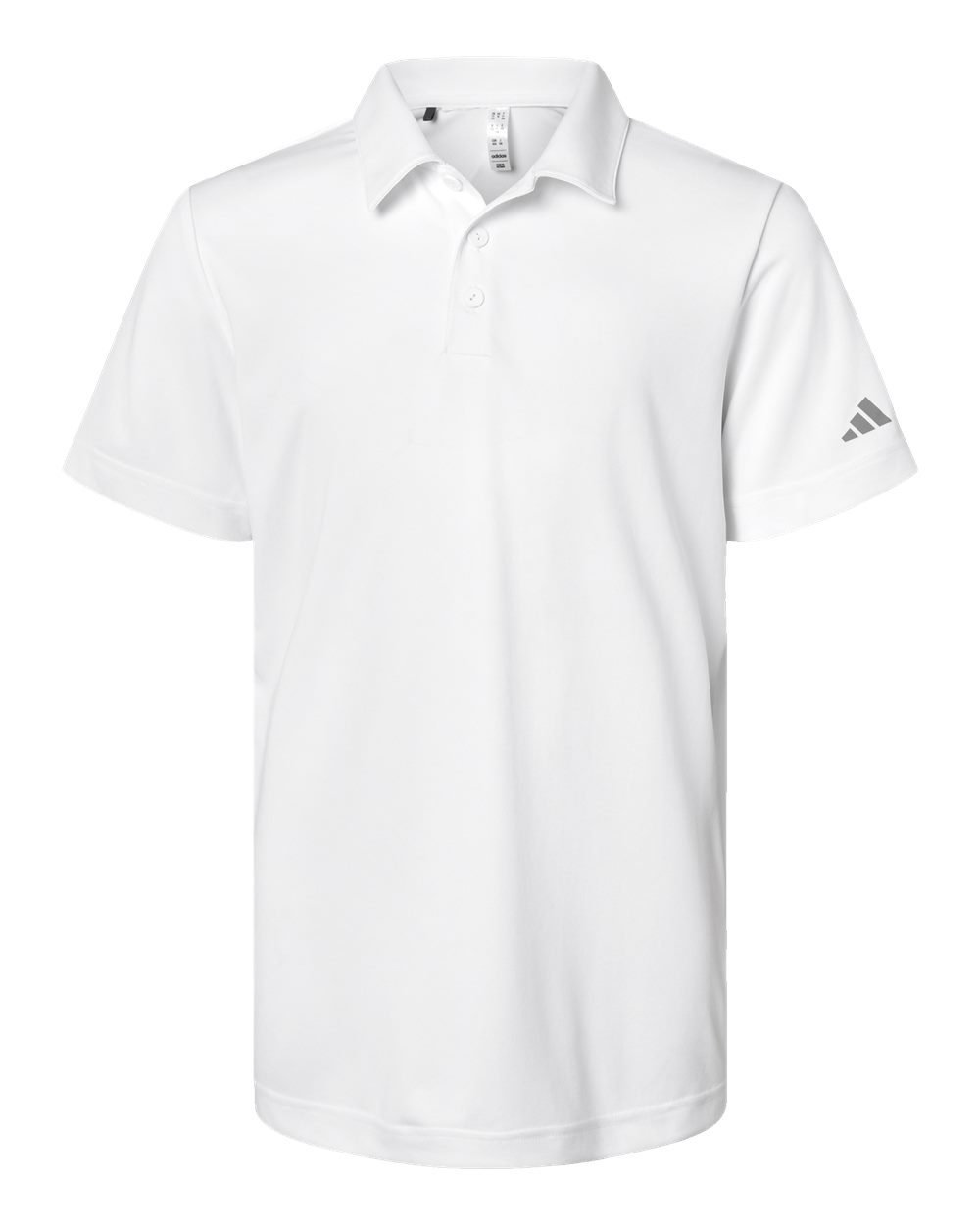 Adidas Youth Performance Polo. A4000 - White