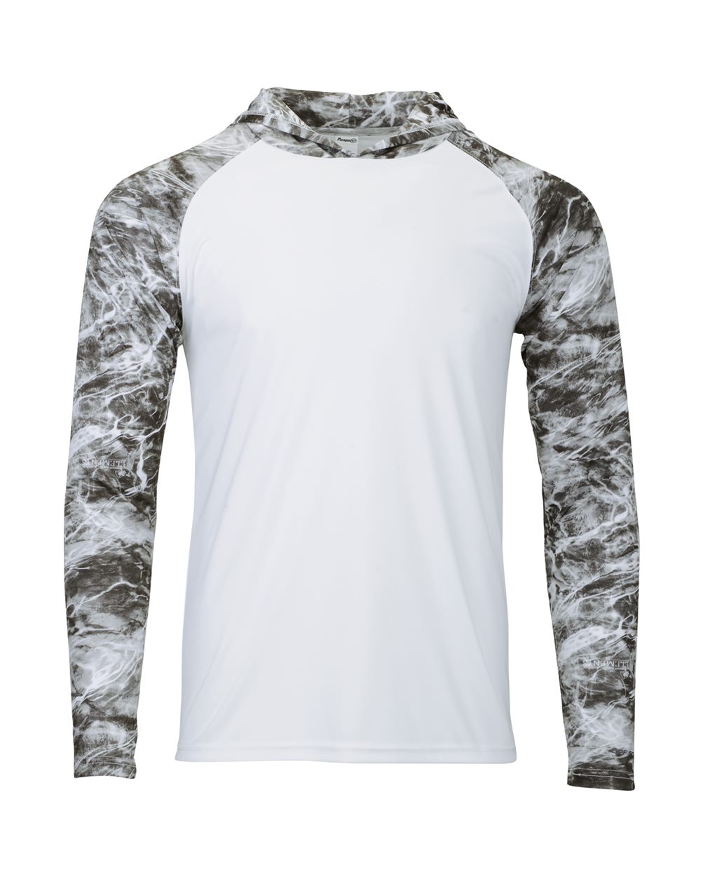 Paragon Men's Biloxi Performance Colorblocked Hooded Long Sleeve T-Shirt. 241 - Manta