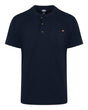 Dickies Men's Tall Heavyweight Traditional Short Sleeve Henley. WS51T - Dark Navy