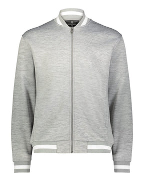 Holloway Unisex V-Street Full-Zip Jacket. 223547 - Athletic Heather/ White
