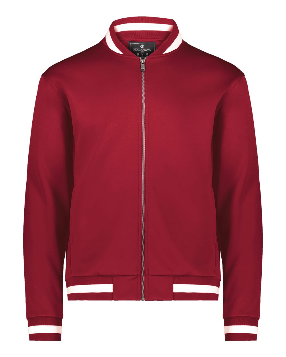 Holloway Unisex V-Street Full-Zip Jacket. 223547 - Scarlet/ White