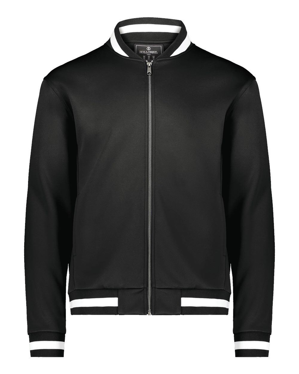 Holloway Youth V-Street Full-Zip Jacket. 223647 - Black/ White