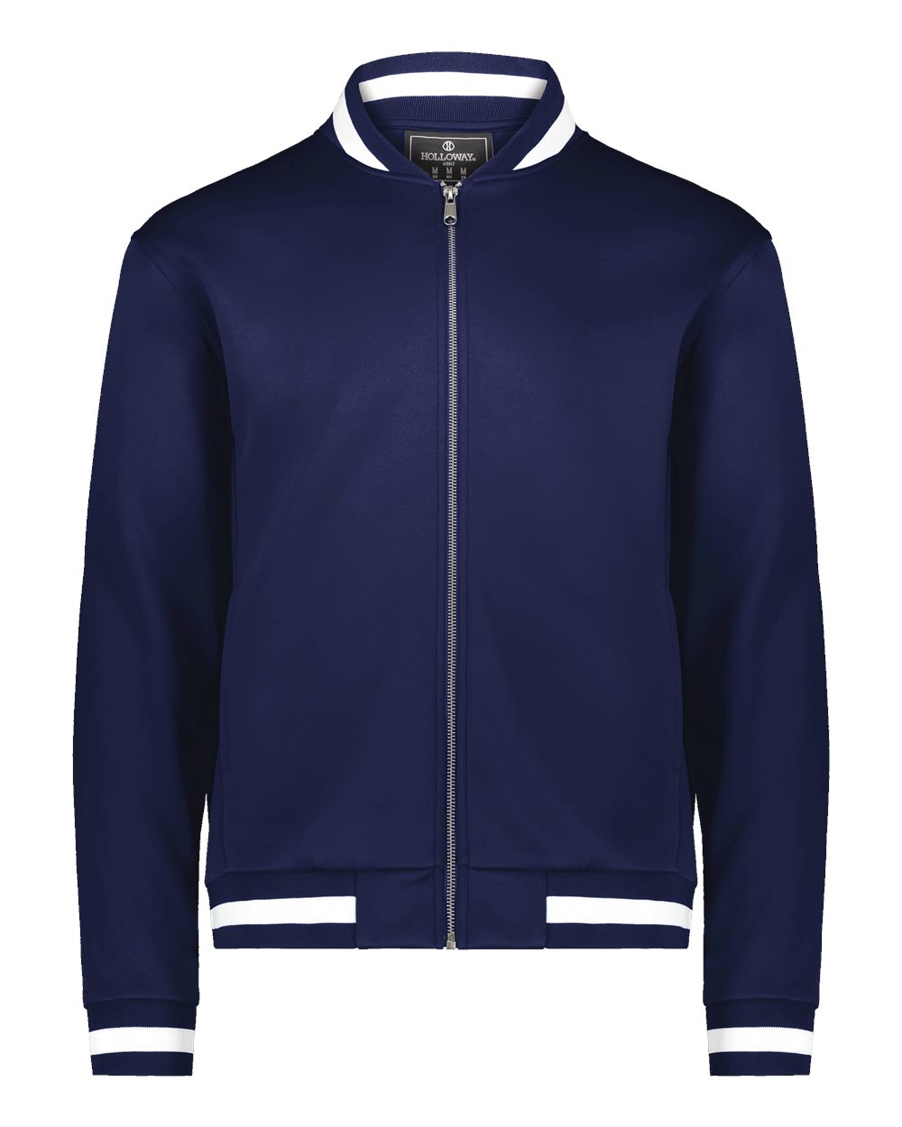 Holloway Youth V-Street Full-Zip Jacket. 223647 - Navy/ White